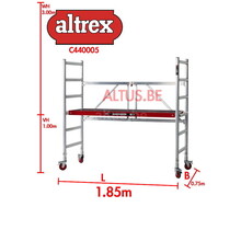 RS 44-power kamersteiger   0.75 x 1.85 x 3.00m WH 6-sports