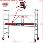 RS 44-power kamersteiger   0.75 x 1.85 x 3.00m WH 6-sports
