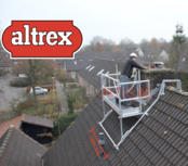 Altrex professionele enkele schoorsteensteiger 0,75m x 1,85m