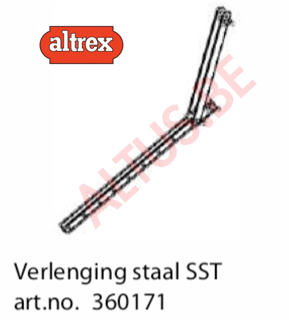 Verlenging staal voor schoorsteensteiger (sst)