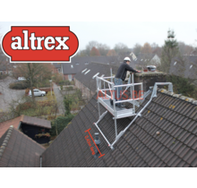 Altrex professionele enkele schoorsteensteiger 0,75m x 2,45m