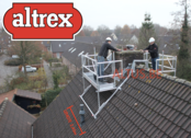 Altrex professionele dubbele schoorsteensteiger 0,75m x 2,45m