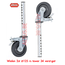 Altrex hobby Wielen  ø125 verst-gat per paar voor RS Tower 34