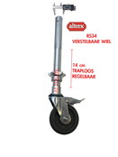 Altrex  RS Tower 34 Wielen  ø125  traploos verstelbaar per paar