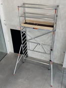 Prof. kamersteiger 2.93m stahoogte = 4.93m werkhoogte