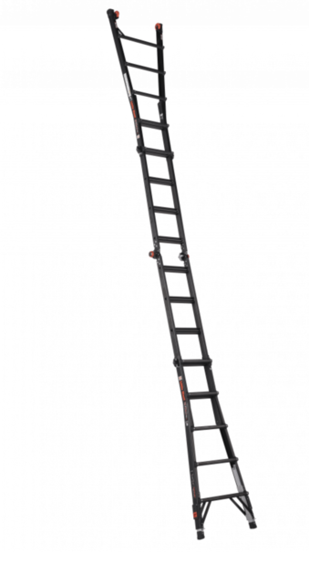 Vouwladder black Pro leveler 4x5