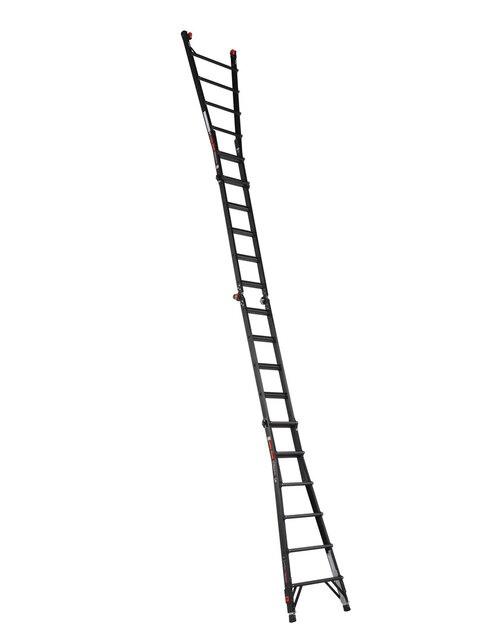 Vouwladder black Pro leveler 4x6