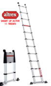0.85m - 3.40m Altrex semi-prof. telescopische ladder Smart Up Active 11 treden