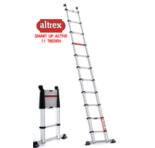 0.85m - 3.40m Altrex semi-prof. telescopische ladder Smart Up Active 11 treden