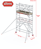 0.75 x 1.85 x 3.20m vh Safe-Quick RS Tower  41-S