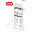 Altrex  0.75 x 1.85 x 5.20m vh Safe-Quick RS Tower  41-S