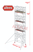 0.75 x 1.85 x 7.20m vh Safe-Quick RS Tower  41-S