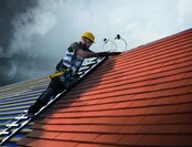 Nieuwe Dakladder model EvoKlip pakket 6.70m lang met nokhaak