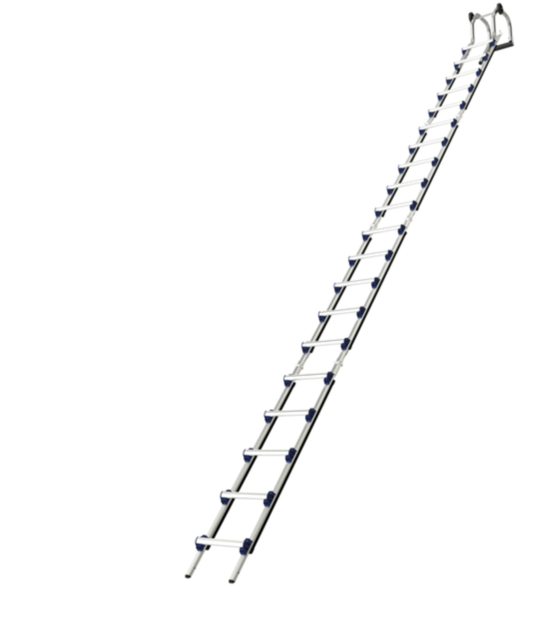 Nieuwe Dakladder model EvoKlip pakket 6.70m lang met nokhaak