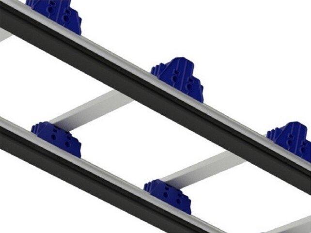 Nieuwe Dakladder model EvoKlip pakket 6.70m lang met nokhaak