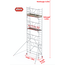 Altrex Gevelvrij* 0.75 x 1.85 x 6.20m vh Safe-Quick RS Tower  41-S