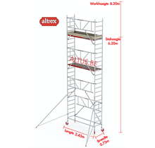 Gevelvrij* 0.75 x 2.45 x 6.20m vh Safe-Quick RS Tower  41-S