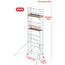 Altrex Gevelvrij* 0.75 x 2.45 x 6.20m vh Safe-Quick RS Tower  41-S
