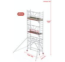 Gevelvrij* 0.75 x 1.85 x 5.20m vh Safe-Quick RS Tower  41-S