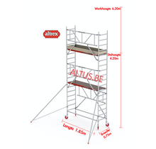 Gevelvrij* 0.75 x 1.85 x 4.20m vh Safe-Quick RS Tower  41-S