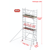 Gevelvrij* 0.75 x 2.45 x 4.20m vh Safe-Quick RS Tower  41-S