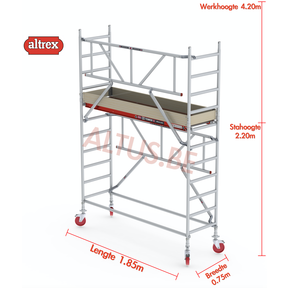 Gevelvrij* 0.75 x 1.85 x 2.20m vh Safe-Quick RS Tower  41-S