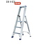 bigone Professionele enkele trapladder 3 treden model ATOM