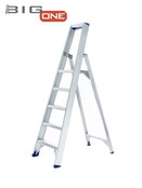 Professionele enkele trapladder 5 treden model ATOM