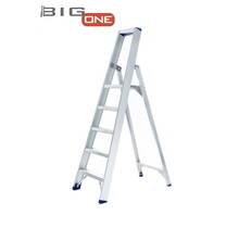 Professionele enkele trapladder 5 treden model ATOM