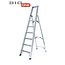 bigone Professionele enkele trapladder 6 treden model ATOM
