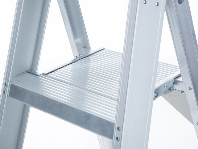 Professionele enkele trapladder 6 treden model ATOM