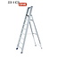 bigone Professionele enkele trapladder 7 treden model ATOM