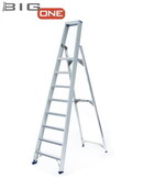 Professionele enkele trapladder 8 treden model ATOM