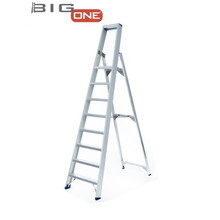 Trapladder 8-treden- stahoogte 2.00m