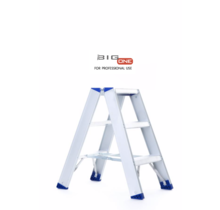 Dubbele trapladder 2x3-treden- stahoogte 0.75m