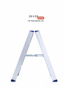 Professionele dubbele trapladder 2x4 treden model ATOM