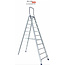 bigone Dubbele trapladder 2x11-treden- stahoogte 2.75cm