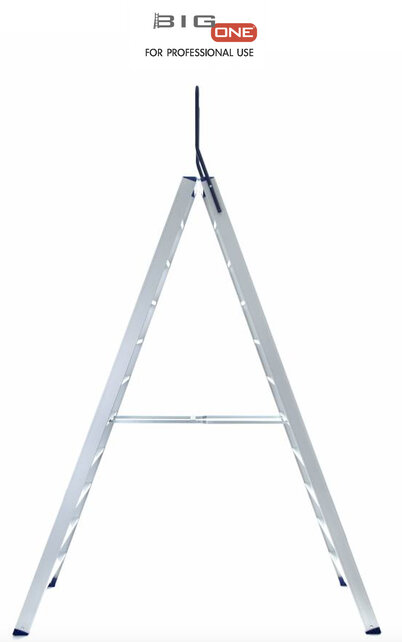 Dubbele trapladder 2x11-treden- stahoogte 2.75cm