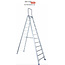 bigone Dubbele trapladder 2x12-treden- stahoogte 3.00m