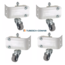 TUBESCA set van 4 stuks  verende wielen by tubesca