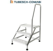 werktrap 3 treden type Modul by Tubesca  Werktrap 3 treden met 1 leuning