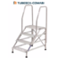 TUBESCA werktrap 4 treden type Modul by Tubesca  Werktrap 3 treden met 1 of 2 leuningen