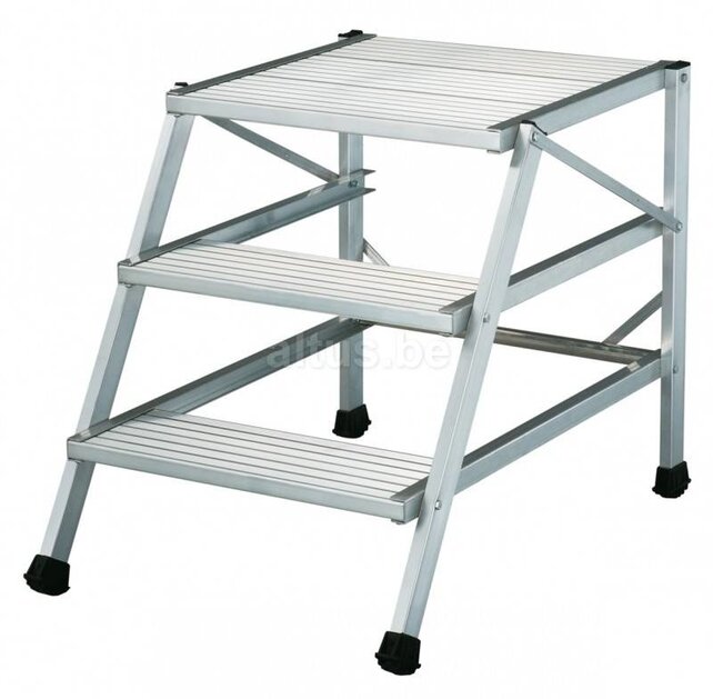 3-treden 74 cm stahoogte Podium 60x60
