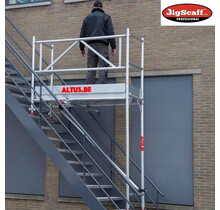 Trap steiger 0.75 x 1.85m uitbreidbaar
