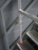 Trap steiger 0.75 x 1.85m uitbreidbaar