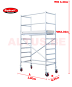 module 1 All-round rolsteiger 2.30m vh= 4.30m wh