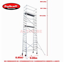module 3 Allround rolsteiger 6.30m vh= 8.30m wh