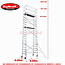 bigscaff module 3 Allround rolsteiger 6.30m vh= 8.30m wh