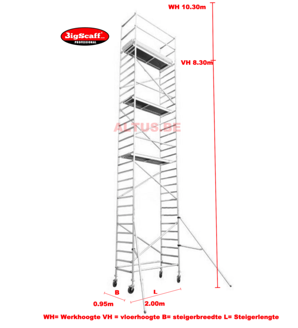 module 4 All-round rolsteiger 8.30m vh= 10.30m wh