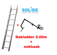 2.00m dakladderset solide easy-fit